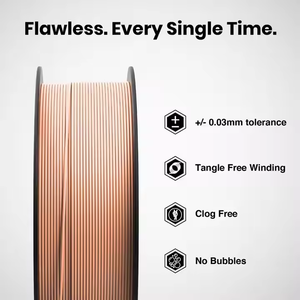 Numakers 1KG PLA PLUS apricot 1.75mm เส้นใยการพิมพ์3D คุณภาพพรีเมี่ยมแท่งพลาสติกสำหรับงานพิมพ์ที่เรียบเนียนและแม่นยำ - Product Image 3