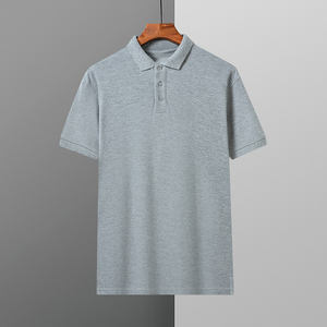 เสื้อโปโลแขนยาวครึ่งแขนสำหรับผู้ชายเสื้อคอปกแบบหลวมระบายอากาศได้ดีแบรนด์แฟชั่นแบบลำลองออกแบบโลโก้ได้ตามต้องการ - Product Image 5