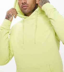 Sweat à capuche en polaire Pull oversize Épaule tombante Poids lourd Sweat à capuche pour homme 350GSM Logo personnalisé Sweat à capuche en coton polaire lourd - Product Image 6