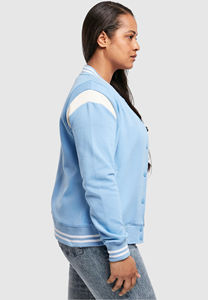 Chaqueta Universitaria Retro Unisex con Cuello Redondo, Dobladillo Acanalado, Forro Cálido, Personalizable con Nombre, Número y Bordado Personalizado - Product Image 2