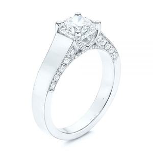 Bague de fiançailles en moissanite de style vintage pour femme Bague de mariage de luxe en or 18 carats Prix de gros Bagues en diamant pour cadeaux d'anniversaire - Product Image 3