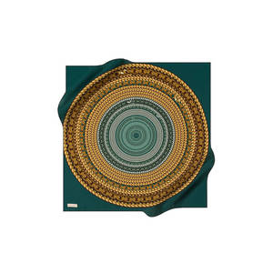 Écharpe en twill de soie à imprimé numérique de luxe, 90x90cm, carrée, en soie satinée pour le printemps et l'été - Product Image 1