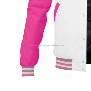 Chaqueta Varsity personalizada de primera calidad para marcas, Mangas de cuero, cuerpo de lana con bordado para campañas promocionales - Product Image 6