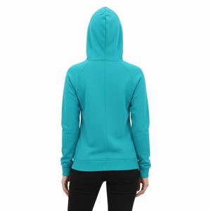 Premium Aqua Blue Hoodies <b>Women</b> High Quality Cotton Fleece Pullover Wholesale Sustainable Streetwear Blank Oversized <b>Sweatshirt</b> - Product Image 2