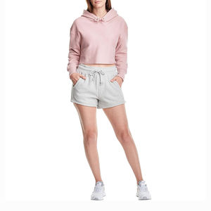 Crop Top pour femmes de marque privée avec LOGO personnalisé Meilleur matériau personnalisé à bas prix Position avant pour les cultures d'hiver - Product Image 2