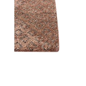 Alfombra de Lana Anudada a Mano de Gran Tamaño, Modelo Savana, con Rayas Rojas y Naranjas, Diseño Abstracto Rectangular para Entrada o Pasillo, Lca-6004, Tamaño 9x12 - Product Image 3