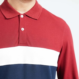 เสื้อกอล์ฟแขนสั้นผู้ชายคุณภาพสูง ทรงปกติ สไตล์ลำลอง ทันสมัย สีพื้น ระบายอากาศ แห้งเร็ว เป็นมิตรกับสิ่งแวดล้อม - Product Image 4