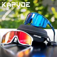 Lunettes de soleil de sport d'extérieur polarisées UV400 avec monture TR90 intégrale et protection UV efficace
