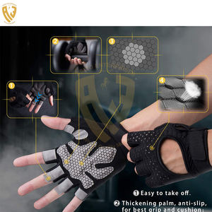 Guantes de gimnasio Fitness Guantes de levantamiento de pesas Entrenamiento de culturismo Deportes Ejercicio Deporte Guante de entrenamiento para hombres Mujeres - Product Image 4