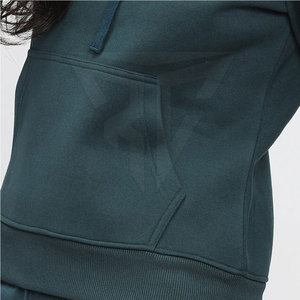 Sudaderas con Capucha Personalizadas para Mujer, Color Sólido, 100% Algodón, Estilo Casual, Forro Polar, Secado Rápido, Transpirables, con Logotipo Personalizado - Product Image 3