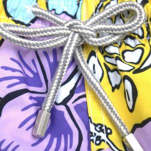 Nouveau Style personnalisé pleine Sublimation fleur impression Polyester 5 pouces entrejambe hommes maille vêtements de plage Shorts - Product Image 5