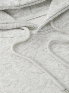 Ropa de invierno para mujer de calidad superior Nuevo estilo Diseño Fleece Pullover Sudadera con capucha Sudaderas Cuello con capucha Técnicas teñidas lisas - Product Image 3