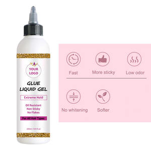 Wholesale Liquid Clear Wig <b>Adhesive</b> Hair Lace Glue Gel Custom Logo with Low MOQ - Product Image 6