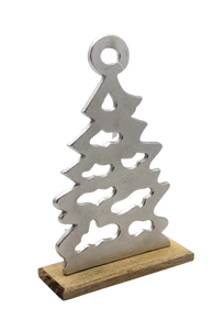 อลูมิเนียม/ไม้ X ต้นไม้ Mas พร้อมฐาน F354 EPL ทองเหลืองสำหรับตกแต่งคริสต์มาสดีไซน์ทันสมัยทำด้วยมือ - Product Image 2