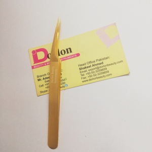 Professional Gold Plated <b>Eyelash</b> <b>Tweezer</b> Poiunted Tip Stainless Steel Custom Logo Customize <b>Eyelash</b> Lash <b>Tweezers</b> In Pakistan - Product Image 2