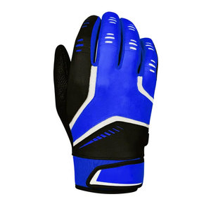 Gants de baseball à doigts entiers, bleu noir, synthétiques, respirants, à enfiler, pour droitier, homme, toutes saisons - Product Image 5