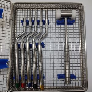 Sinus Lift Osteotome Kit Off Set Instrumento de implante cóncavo Dental 5 piezas de acero inoxidable de alta calidad - Product Image 5