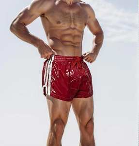 Pantalones Cortos Deportivos para Hombre, de Poliéster/Algodón, Corte Lateral, Ligeros, de Secado Rápido, para Entrenamiento, Transpirables, Cómodos, Servicio OEM - Product Image 1