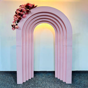 Fondo de Pared Redondo de PVC Brillante para Fiestas, Arco Decorativo para Despedida de Soltera, Decoración para el Hogar, Banquete de Boda - Product Image 5