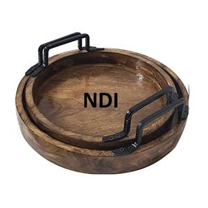 ถาดเสิร์ฟอาหารทำจากไม้สำหรับบ้านโรงแรมร้านอาหารถาดเสิร์ฟอาหารอาหารเช้าและกาแฟยอดนิยม - Product Image 6