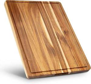 Tabla de cortar de madera de acacia con icono rectangular al por mayor, tabla de cortar de palisandro hecha a mano, respetuosa con el medio ambiente, apta para lavavajillas, personalizada - Product Image 2
