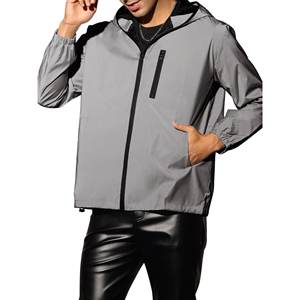 <b>Hooded</b> Rain Jacket Outdoor <b>Raincoat</b> Windbreaker Jacket <b>Men</b> Lightweight Waterproof Outdoor Sportswear Jacket - Product Image 1