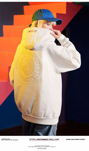 Sweat-shirt à capuche en relief pour homme, décontracté, chaud, hiver - Product Image 4