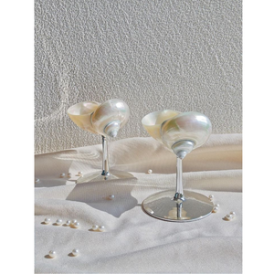 Vasos de concha vintage Grass: un toque de elegancia oceánica, copa de vino y concha de concha personalizada a precio barato - Product Image 3