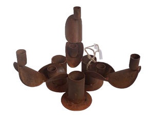 Bougeoir décoratif en métal plaqué or aspect papillon support décoratif fait à la main pour bougeoir meilleure fabrication - Product Image 5