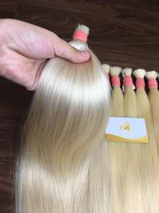 Extension de cheveux 100% humains, couleur russe, esclave en vrac, qualité supérieure, prix de gros d'usine - Product Image 3