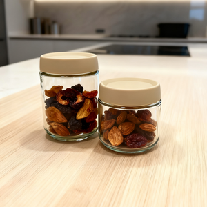 Hot Bán 280Ml/450Ml Rõ Ràng Lọ Thủy Tinh Với Kín Nhựa Vít Cap Nuts Để Lưu Trữ Trái Cây Sấy Khô Và Đồ Ăn Nhẹ - Product Image 4