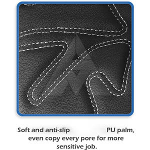 ถุงมือช่างหนังคุณภาพสูง ทนความร้อน ผลิตในปากีสถาน ขายส่งถุงมือช่าง - Product Image 5