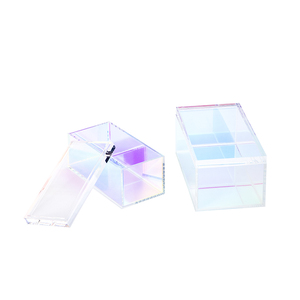 بيع بالجملة حجم قوس قزح الاكريليك قزحي الألوان الاكريليك صندوق عرض <span class=keywords><strong>Lucite</strong></span> الاكريليك - Product Image 6