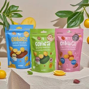 High Quality Durable Custom Printed Stand Pouch Heat <b>Seal</b> <b>Bags</b> PE Candy Baby Food Packaging Food Grade Low MOQ Embossing - Product Image 2