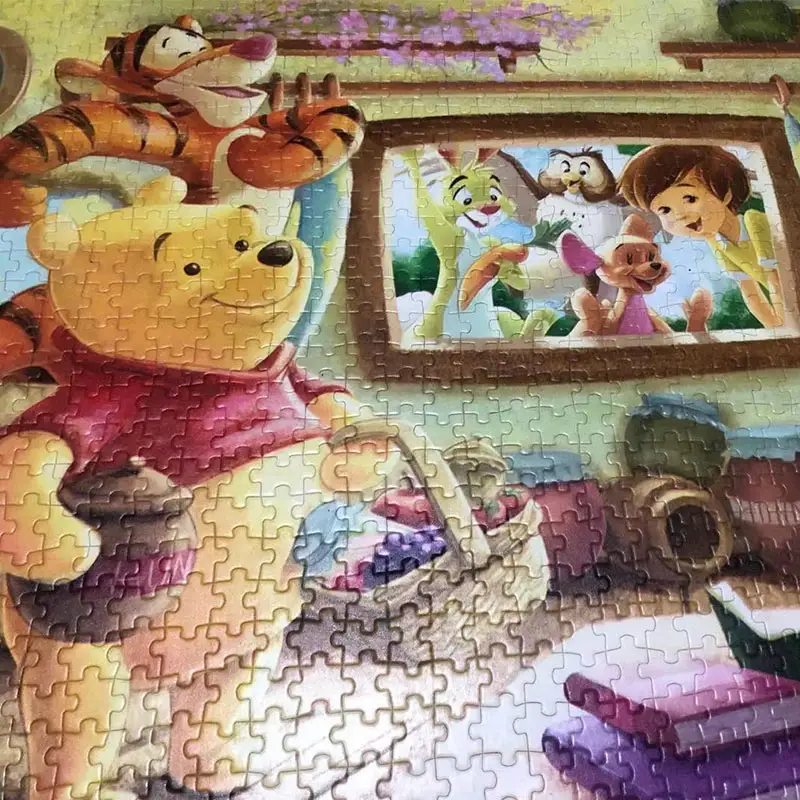 Puzzle mainan anak-anak dari kartun beruang lucu 1000 bagian anak-anak dan dewasa Puzzle gaming waktu yang menyenangkan dengan keluarga