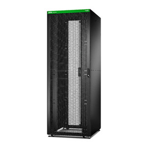 Per Schneider Electric ER8802 APC Easy Rack 48U Nero, Piedini con Ruote per Tetto 48U, Staffe Laterali (4 pezzi), Senza Distribuzione di Alimentazione Inferiore - Product Image 1
