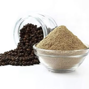 Poivre noir vietnamien biologique en poudre, qualité supérieure, arôme intense, certifié ISO 22000, 4% de pipérine pour les épices de cuisine - Product Image 1