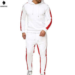 เสื้อกีฬาเอวยางยืดแบบลำลองของผู้ชายเสื้อออกกำลังกายกางเกงสไตล์หน้าแบนสำหรับฟุตบอลคลับชุดวอร์มกลางแจ้ง - Product Image 3