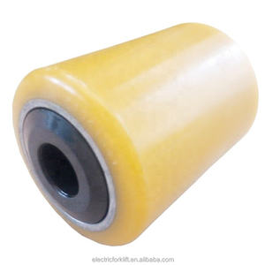 <span class=keywords><strong>Roue</strong></span> de charge pour chariot élévateur 0039933603, roulement à rouleaux en polyuréthane robuste 85*85mm, alésage 12mm pour transpalettes et gerbeurs - Product Image 2