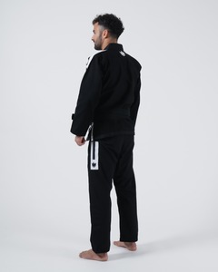 Kimono de Jiu-Jitsu en perle noire de 450 GSM, poids lourd, uniforme de Jiu-Jitsu brésilien BJJ, vêtements d'arts martiaux de haute qualité - Product Image 3