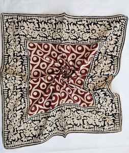 Hand Block Printed Organic Cotton <b>Bandana</b> Scarf <b>Paisley</b> Design - Product Image 2