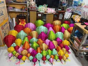 <b>Silk</b> Lantern Handmade From Vietnam For New Year Decoration And Wedding Party Hanging Hoi An Craft Gift - Product Image 4