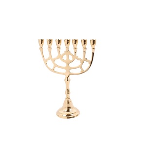 Antique <b>Gold</b> Shiny Polished Tall Wedding <b>Candelabra</b> Centerpiece for Wedding and Other Decoration - Product Image 1