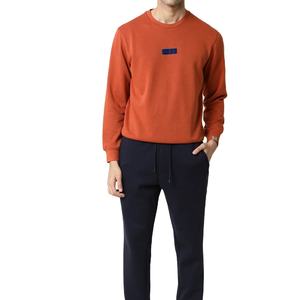 เสื้อสเวตเตอร์ของผู้ชายเสื้อสเวตเตอร์แบบสวมหัวมีฮู้ดคอกลมผ้าโพลีเอสเตอร์/ ผ้าฝ้ายแห้งเร็วระบายอากาศสำหรับ - Product Image 1