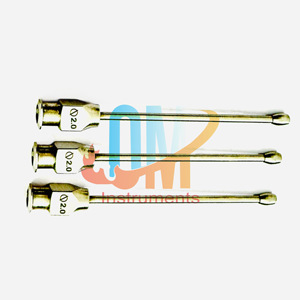 Aiguille de lavage à l'héparine IMA malléable avec raccord LUER-LOCK 2,0 mm x 45 mm, instrument de chirurgie cardiaque en acier de qualité allemande |   OMI - Product Image 4