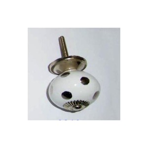 2025 White Color Ceramic Knobs Window <b>Accessories</b> Classy Design Dresser Pulls Handle Flower Shape for Home Decoration - Product Image 2