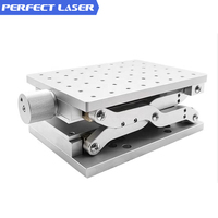 Nouvelle plateforme de levage manuelle à axe Z, course de 120 mm, table de positionnement en aluminium de haute précision pour machines de marquage laser