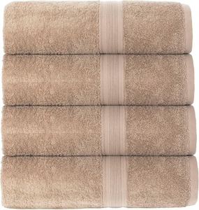 Juego de Toallas de Baño Desechables de Lino de Color Sólido, Transpirables, Ecológicas, Ligeras, con Diseño Moderno, Fabricadas en Pakistán - Product Image 1