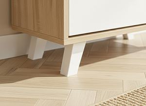 ชั้นวางรองเท้าแบบพับได้ 3 ชั้น รุ่น SC217 สีขาวโอ๊คโซมา ดีไซน์ทันสมัย ขายดี ประกอบเองได้ เหมาะสำหรับห้องนั่งเล่นและอพาร์ทเม้นท์ - Product Image 4