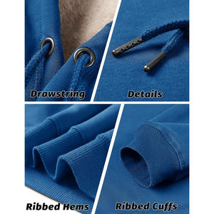 <b>Men</b> <b>Sherpa</b> <b>Fleece</b> Hoodie Thick Plush Sweatshirt Heavy Warm Pullover for Winter Outdoor and Casual Style - Product Image 4